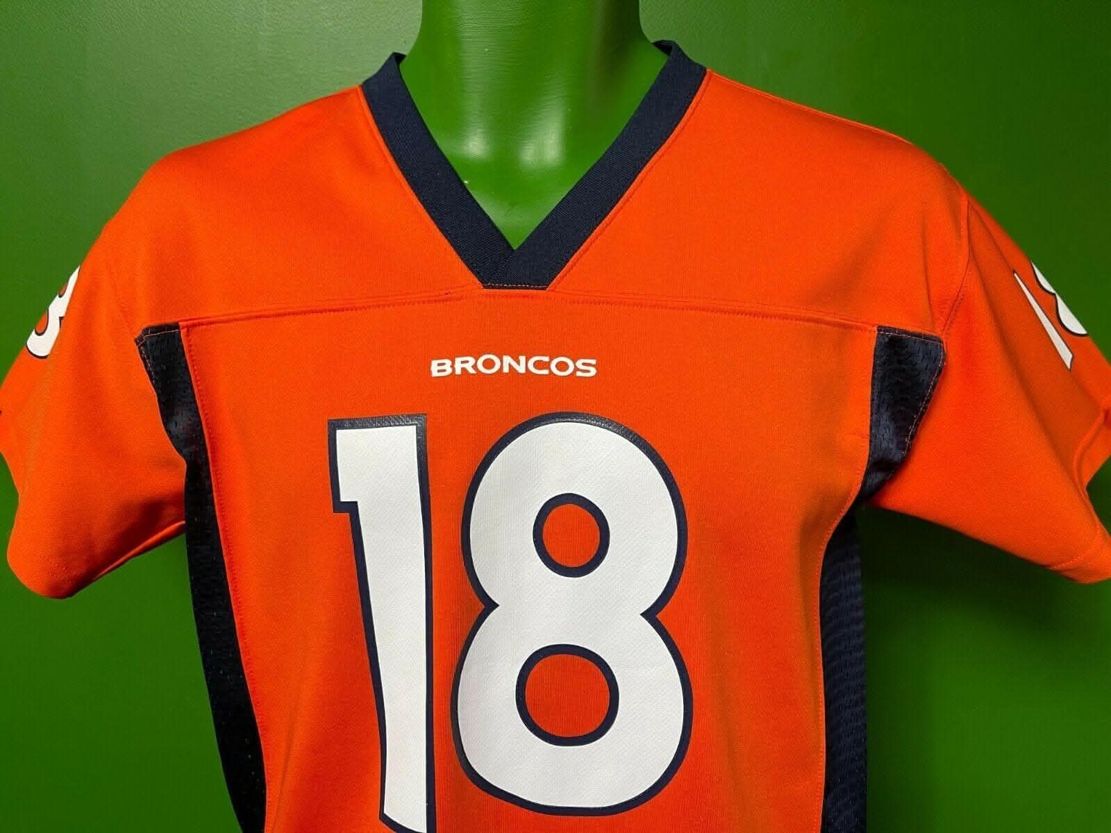 NFL Denver Broncos Peyton Manning #18 Jersey Youth Medium 10-12