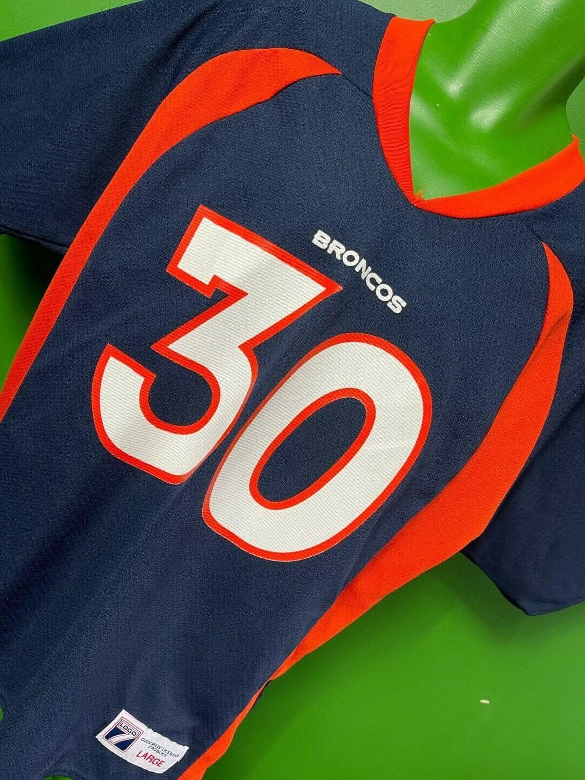 NFL Denver Broncos Terrell Davis #30 Vintage Logo 7 Jersey Men's Large