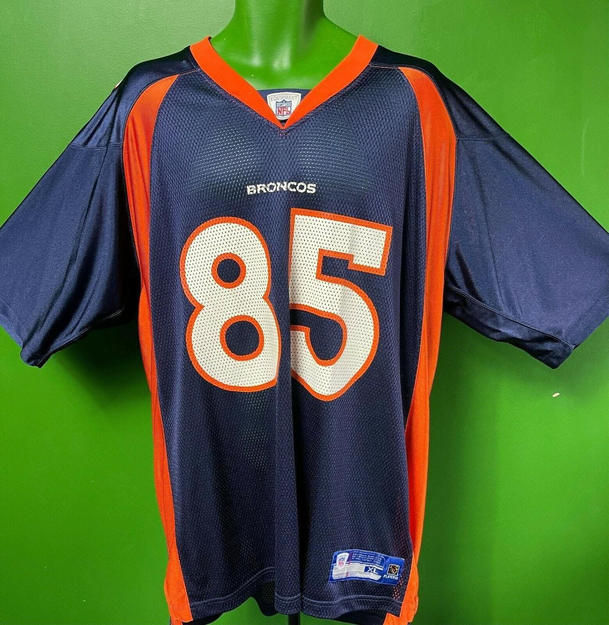 NFL Denver Broncos Ashley Lelie #85 Reebok Jersey Men's X-Large