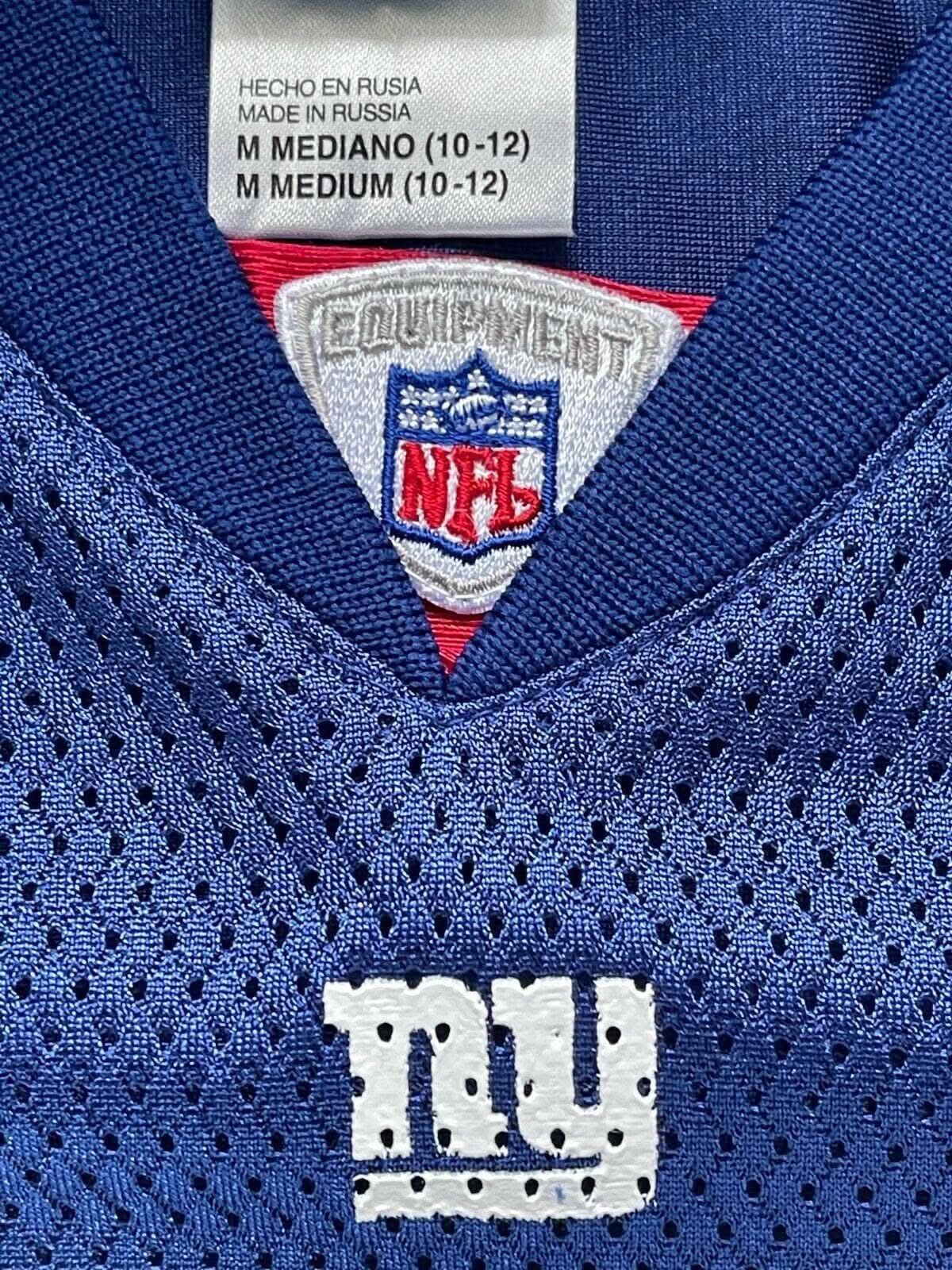 NFL New York Giants J. Shockey #80 Reebok Jersey Youth Medium 10-12