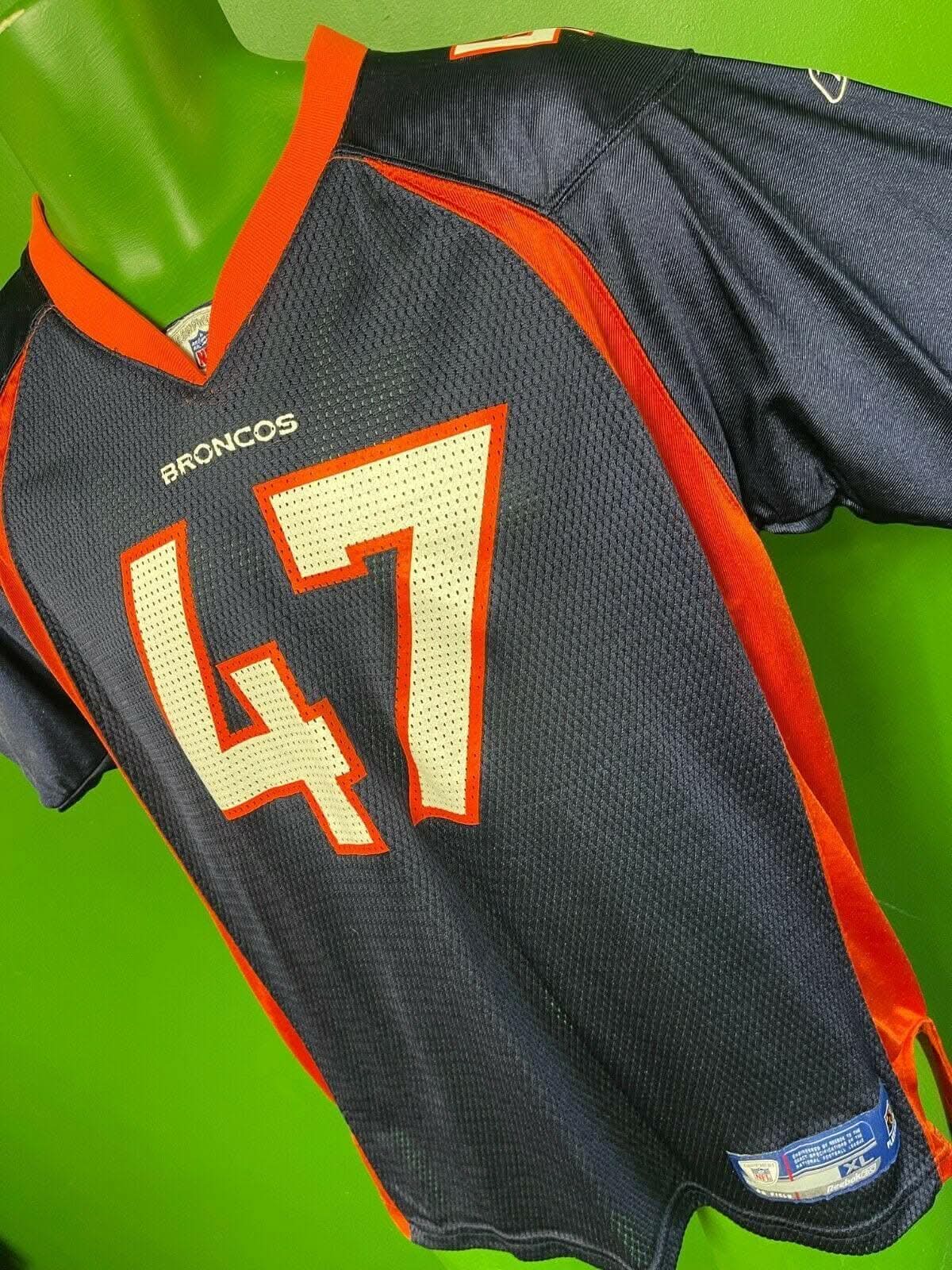 NFL Denver Broncos John Lynch #47 Reebok Jersey Youth XL 18-20