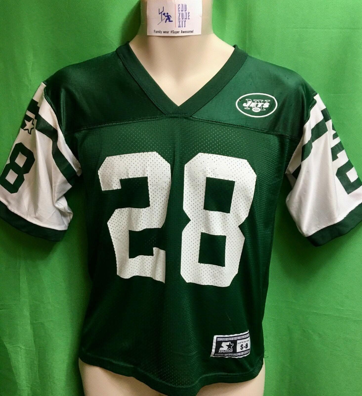 NFL New York Jets Curtis Martin #28 Vintage Starter Jersey Youth Small 8