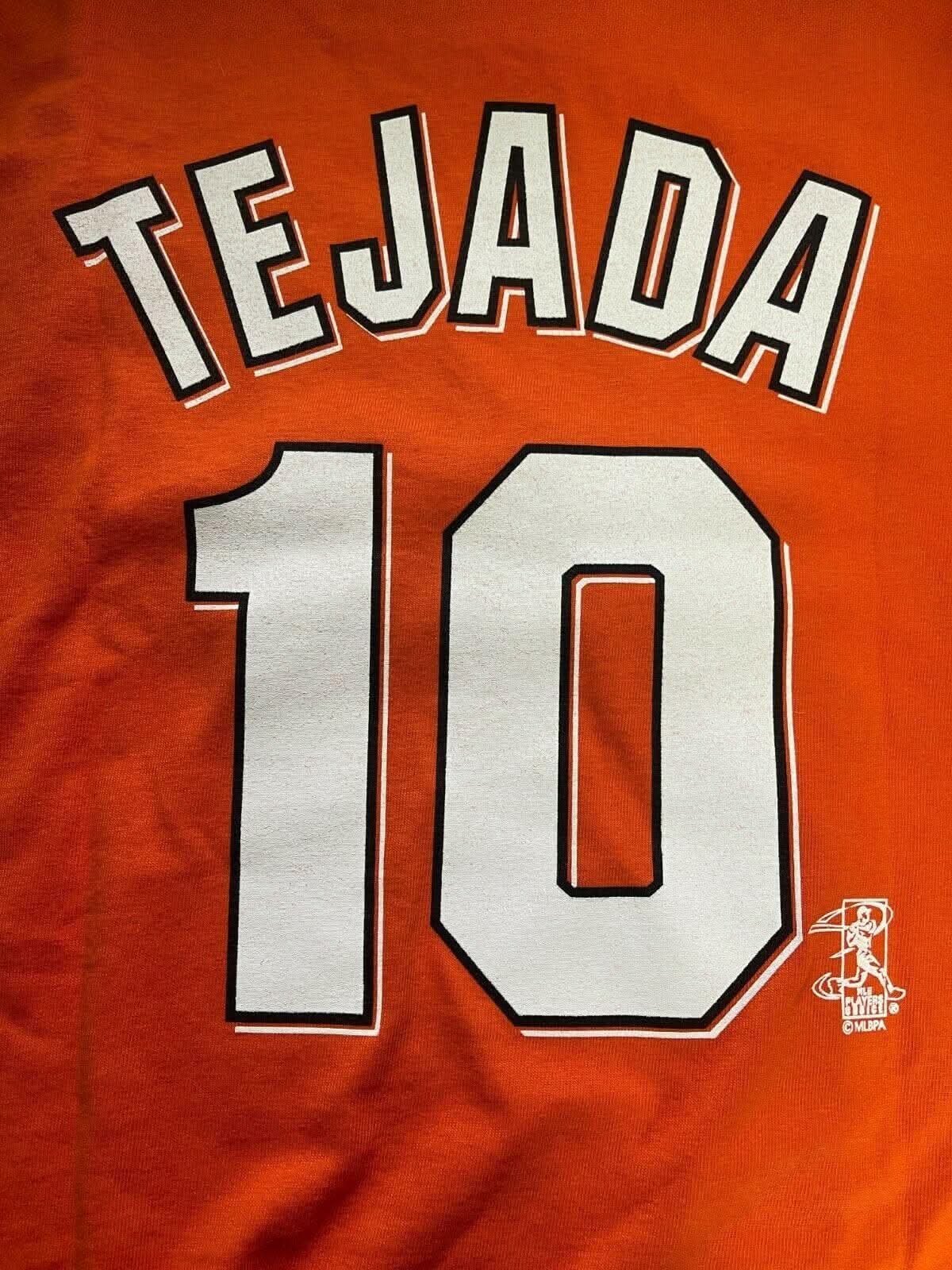 MLB Baltimore Orioles Miguel Tejada #10 Majestic T-Shirt Youth Med NWT