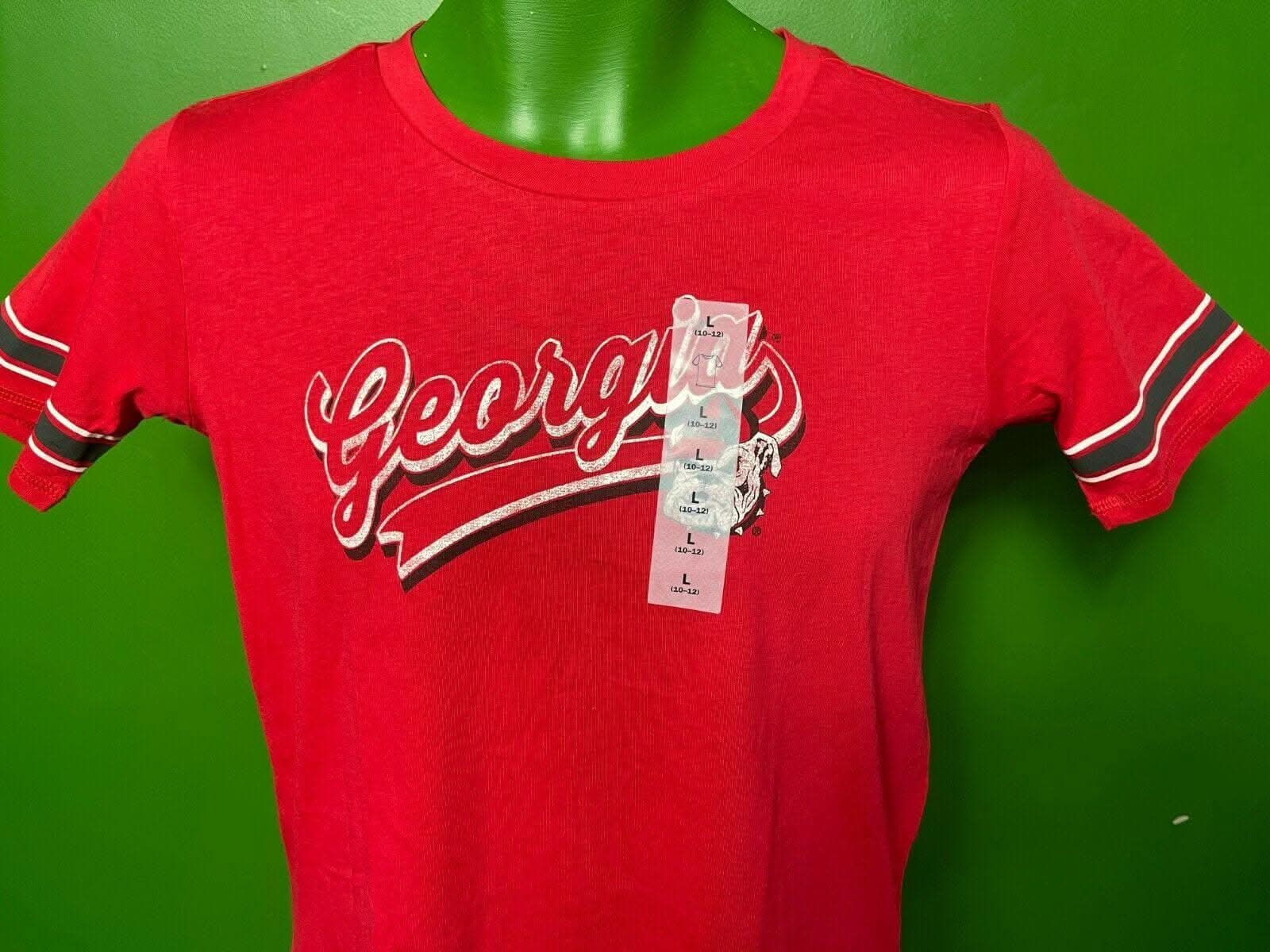 NCAA Georgia Bulldogs Knight's Apparel T-Shirt Youth Medium 10-12 NWT