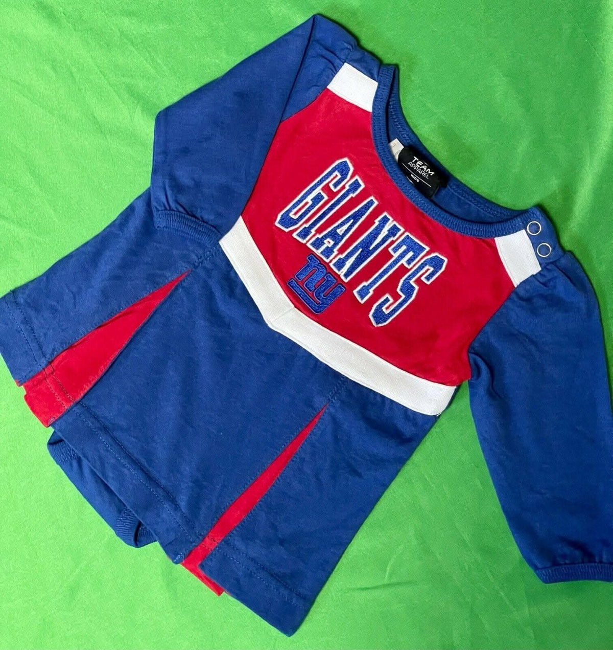 NFL New York Giants Cheerleader Dress Newborn 0-3 months NWT!