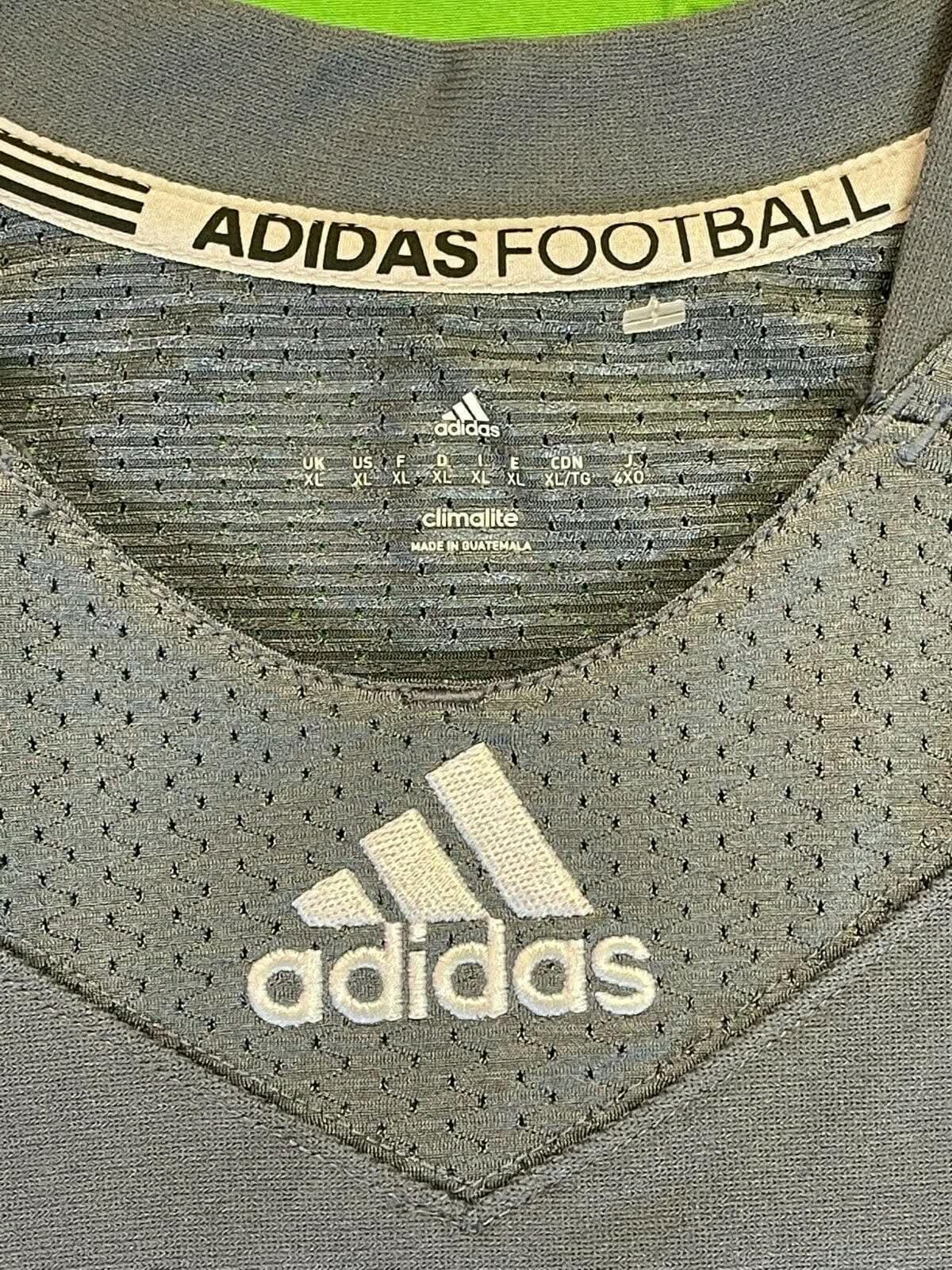 American Football Adidas Techfit Grey Hyped Jersey Men's X-Large NWT