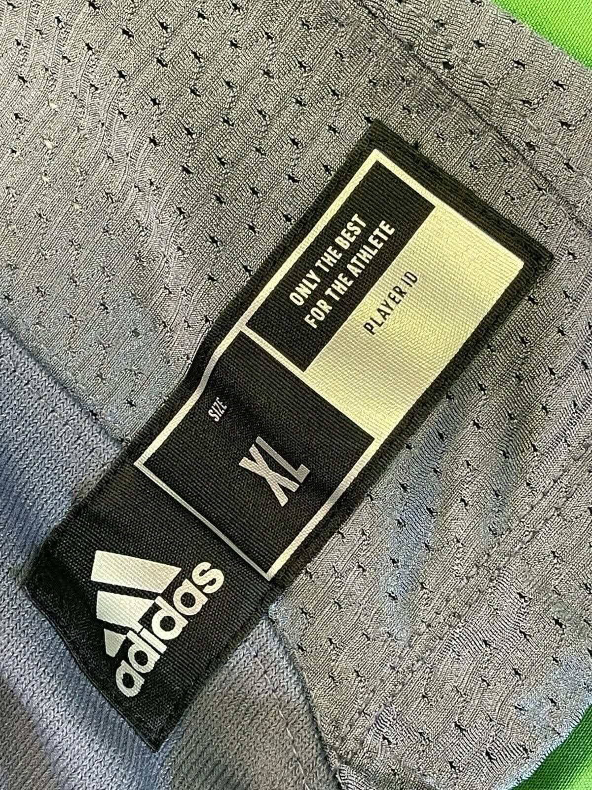 American Football Adidas Techfit Grey Hyped Jersey Men's X-Large NWT