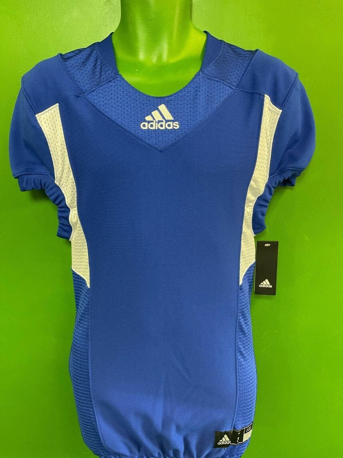 American Football Adidas Techfit Blue Hyped Jersey Men's Small NWT