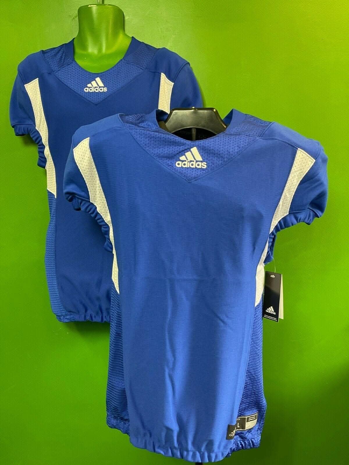 American Football Adidas Techfit Blue Hyped Jersey Men's Small NWT