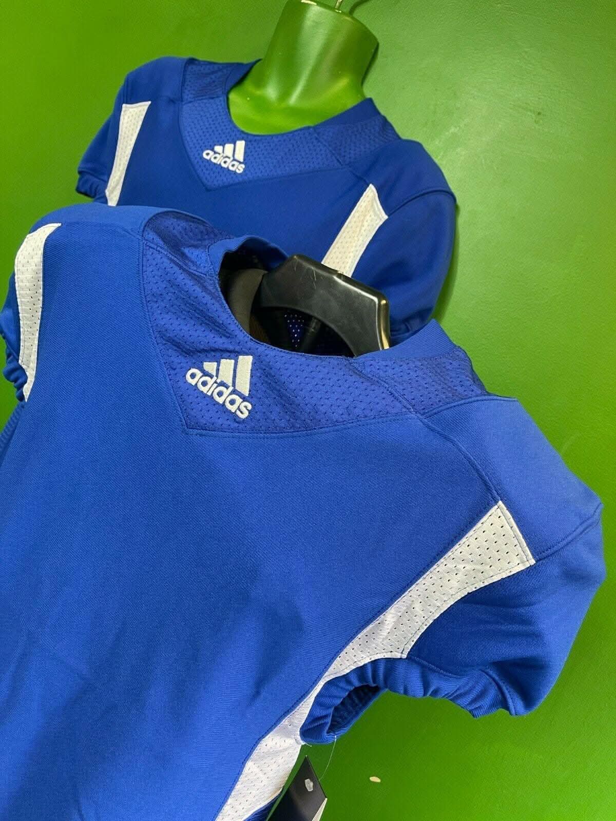 American Football Adidas Techfit Blue Hyped Jersey Men's Small NWT