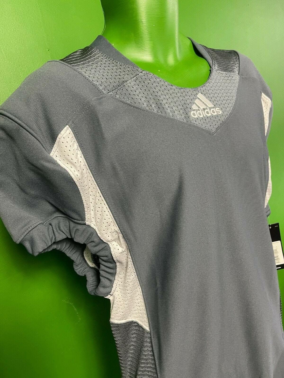 American Football Adidas Techfit Grey Hyped Jersey Men's Large NWT