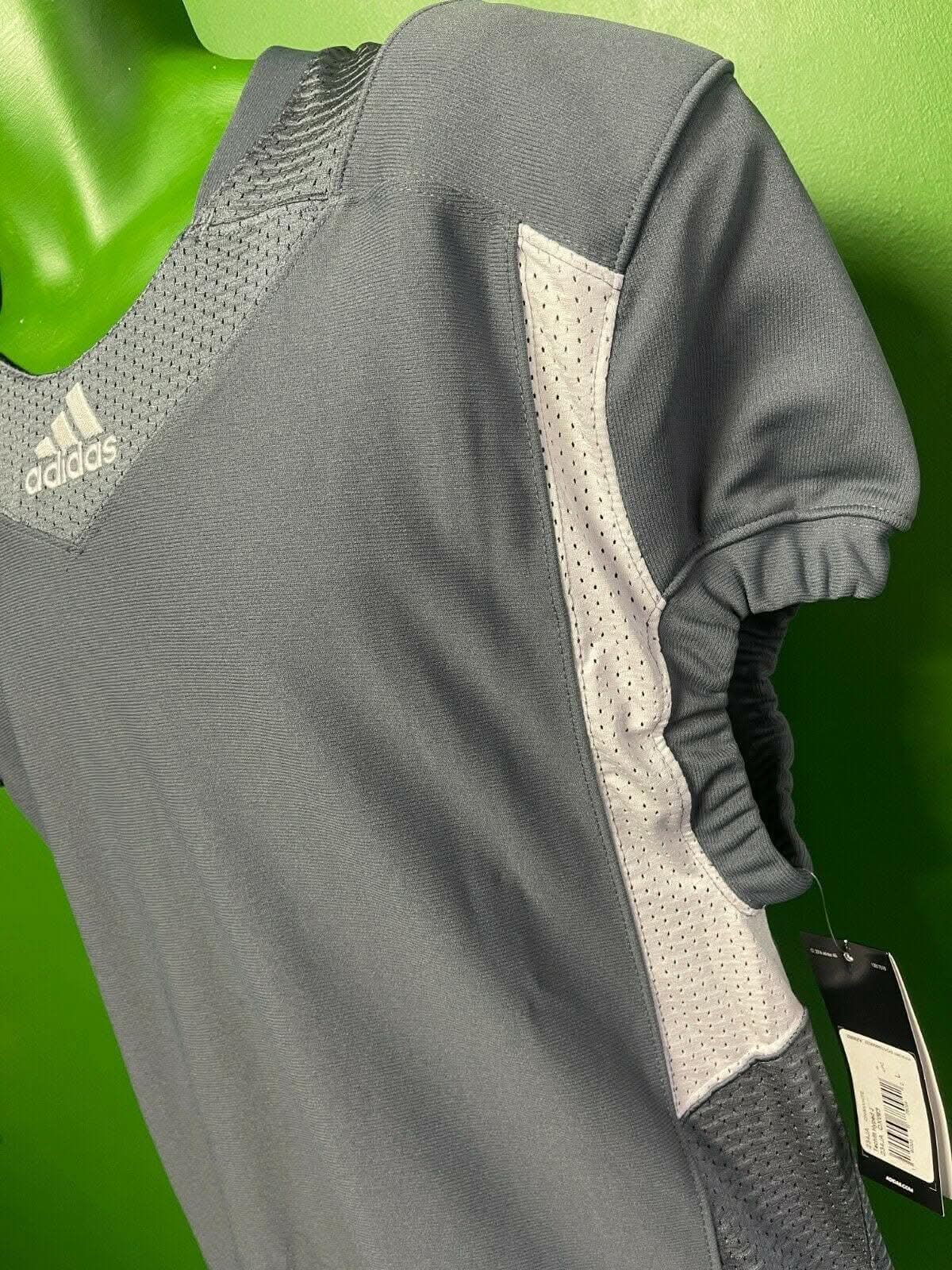 American Football Adidas Techfit Grey Hyped Jersey Men's Large NWT