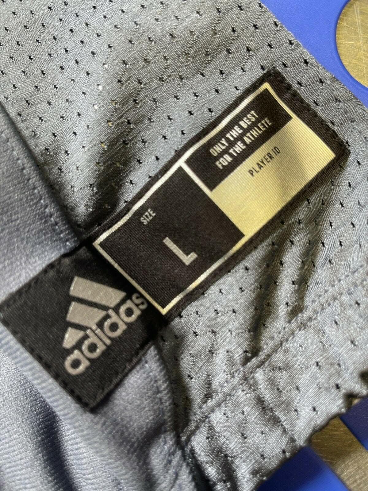 American Football Adidas Techfit Grey Hyped Jersey Men's Large NWT