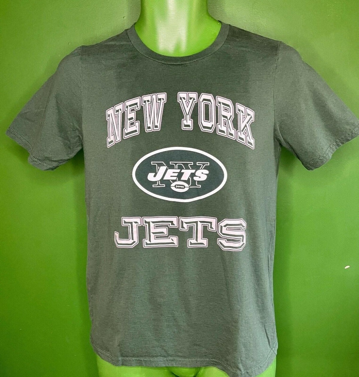 NFL New York Jets 100% Cotton T-Shirt Youth Large 14-16