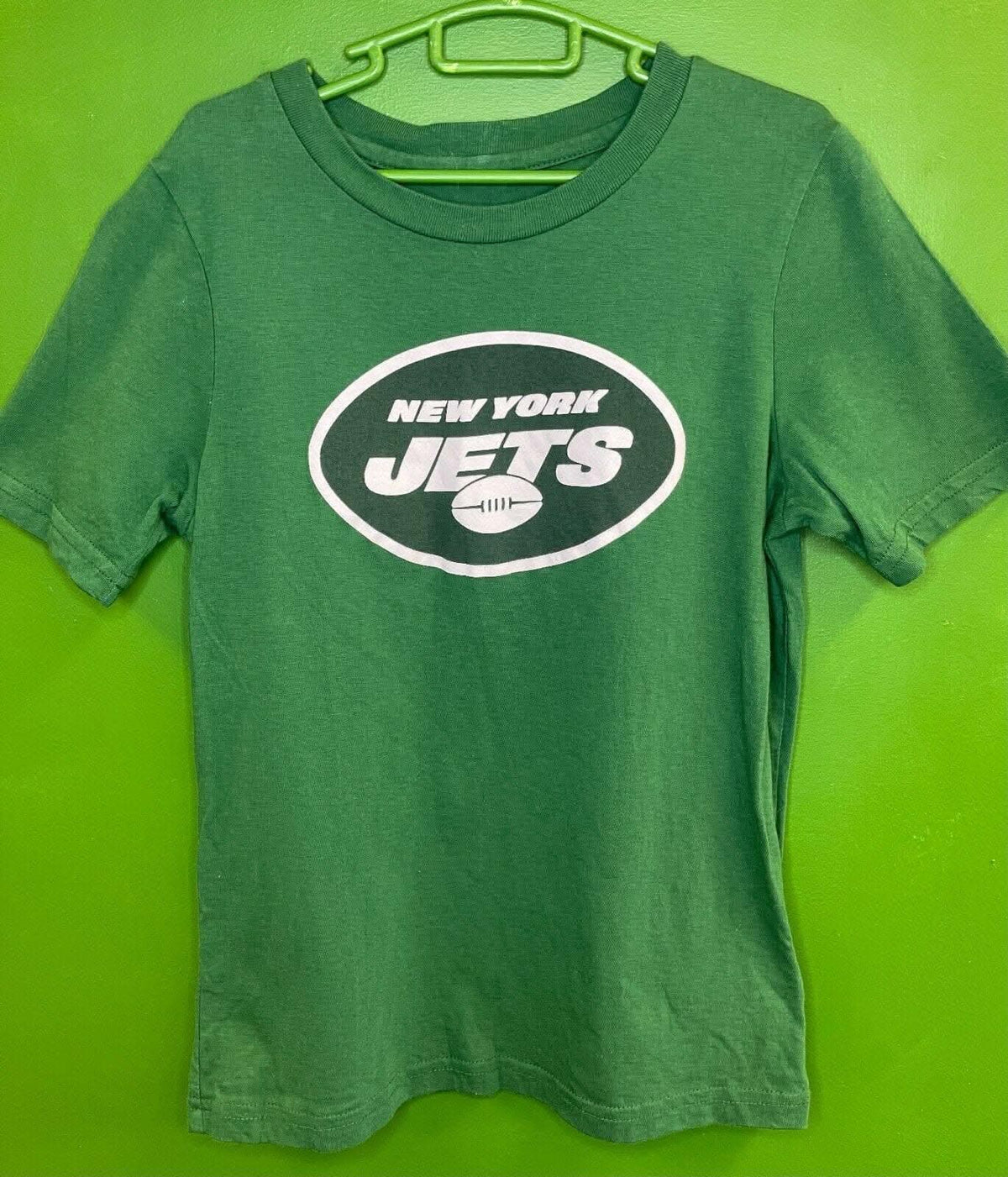 NFL New York Jets 100% Cotton T-Shirt Kids' Large 7