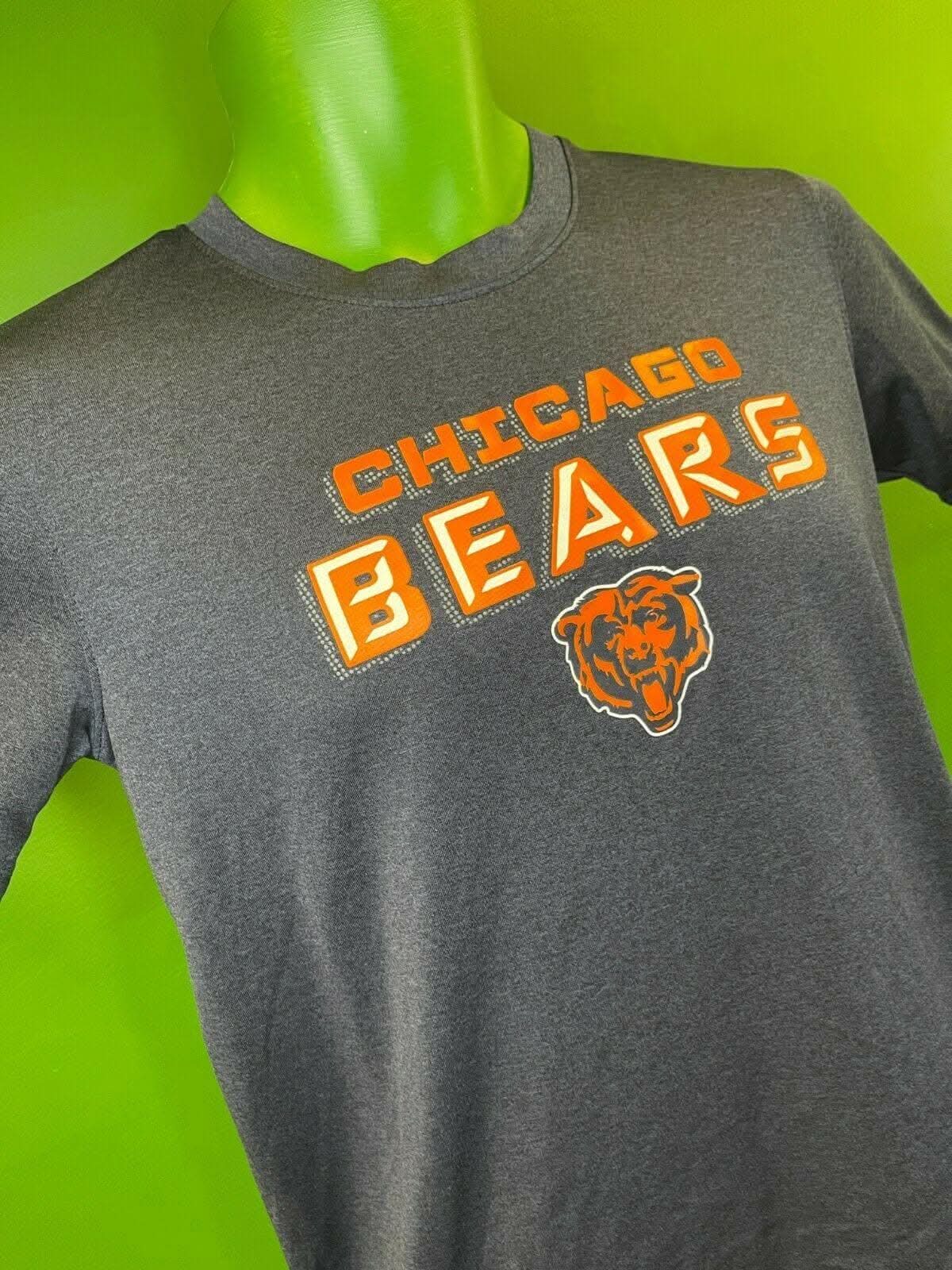 NFL Chicago Bears Grey Wicking T-Shirt Youth Large 14-16