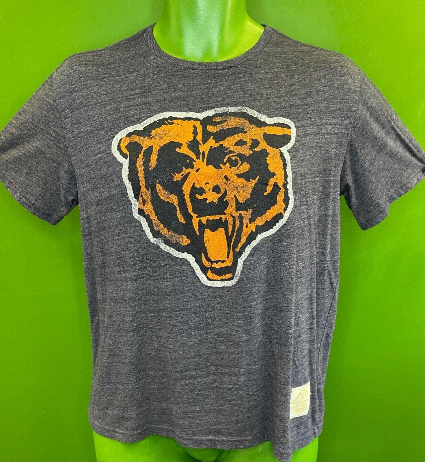 Men's Nike Heathered Gray Chicago Bears Primary Logo T-Shirt