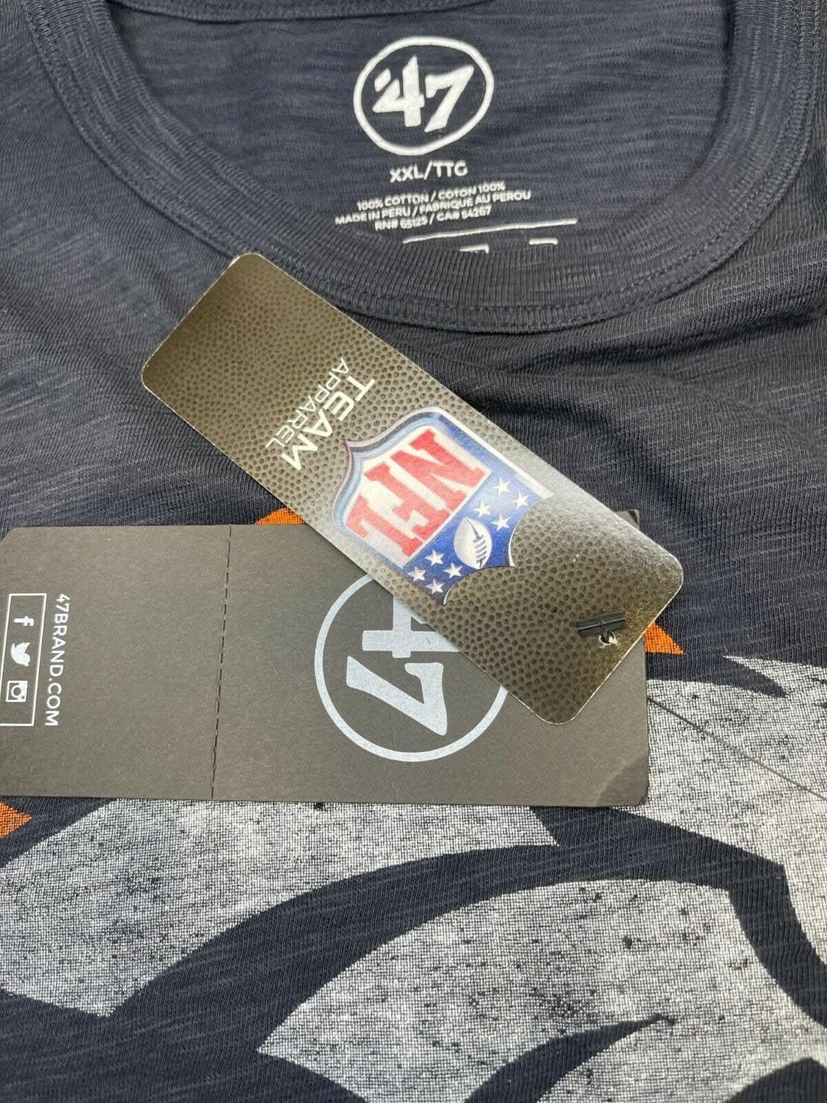 NFL Denver Broncos 47 100% Cotton T-Shirt Men's 2X-Large NWT Soft!