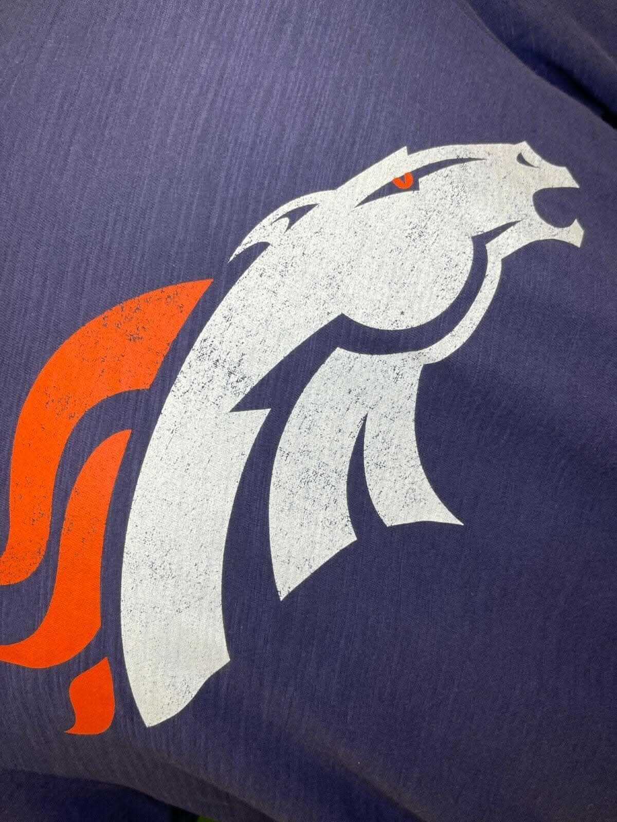 NFL Denver Broncos OTS 100% Cotton T-Shirt Men's Small NWT Soft!