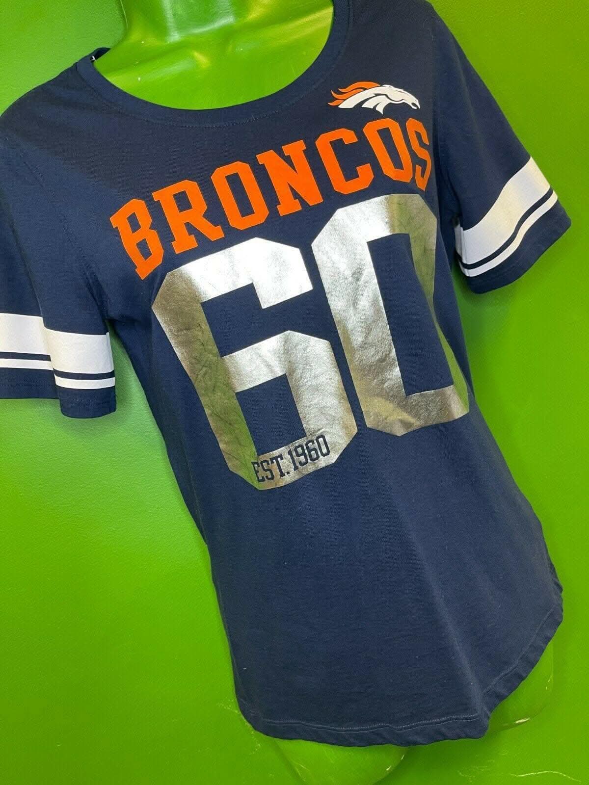 NFL Denver Broncos "Have More Fun" 60 T-Shirt Girls' Youth XL 16-18