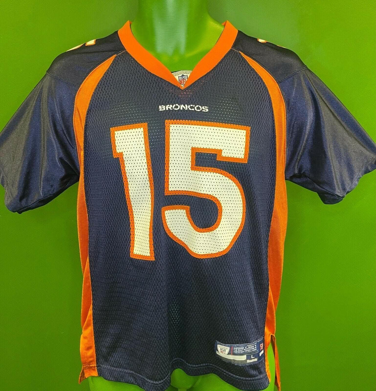 NFL Denver Broncos Brandon Marshall #15 Reebok Jersey Youth L 14-16