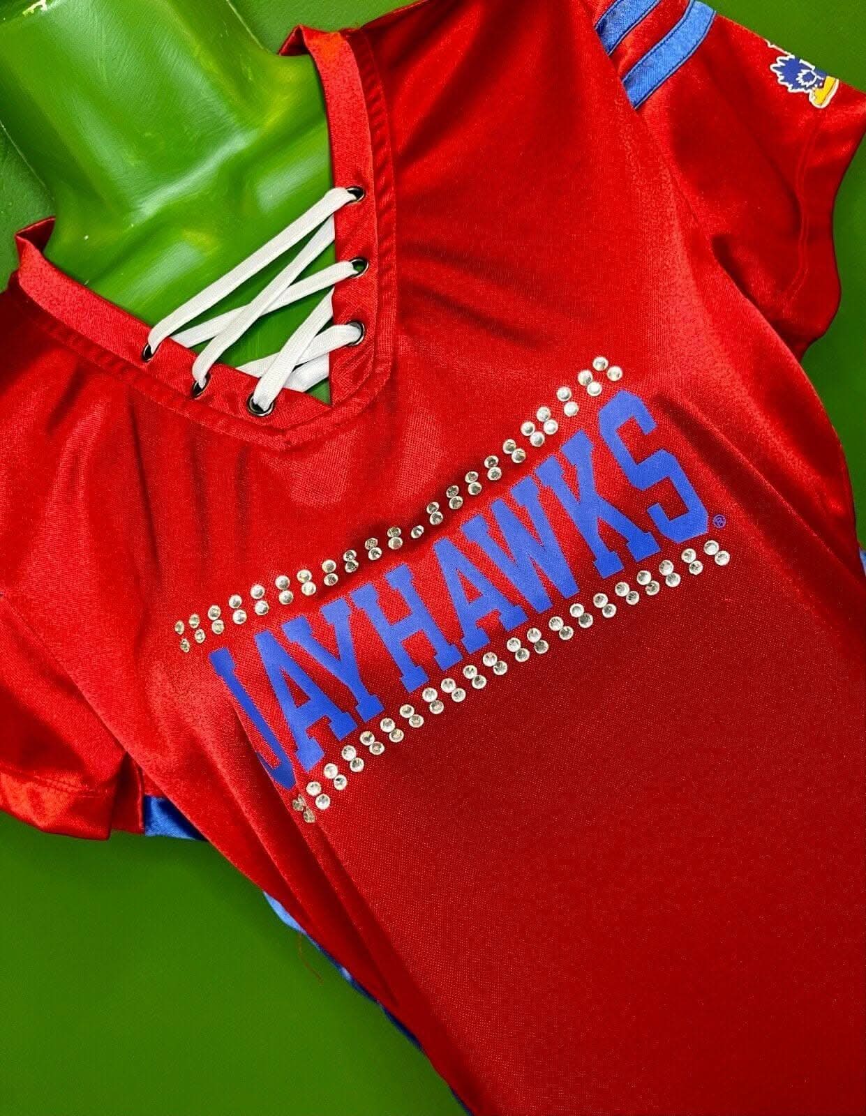 NCAA Kansas Jayhawks Satin-y Jersey Women's Small