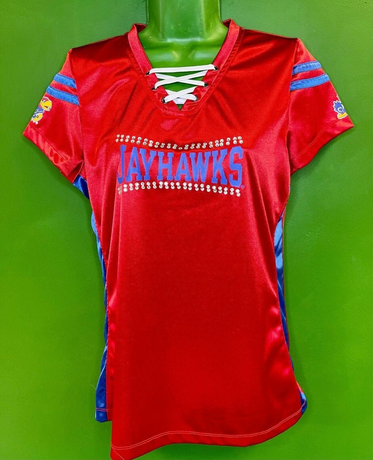 NCAA Kansas Jayhawks Satin-y Jersey Women's Small