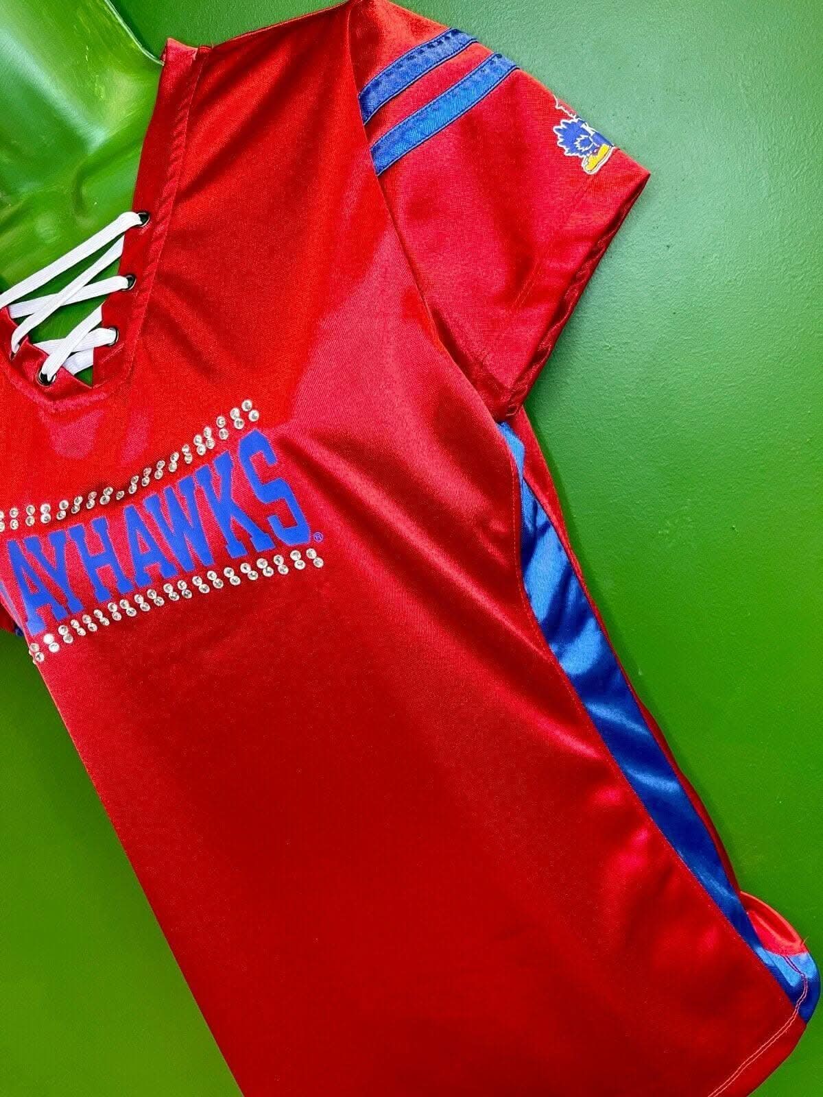 NCAA Kansas Jayhawks Satin-y Jersey Women's Small