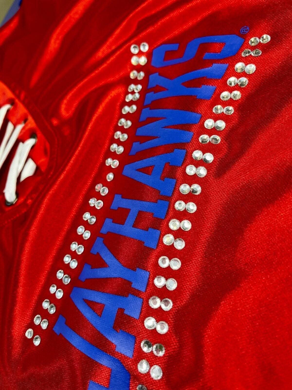 NCAA Kansas Jayhawks Satin-y Jersey Women's Small