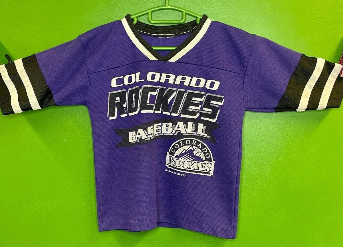 MLB Colorado Rockies Jersey-Style Pullover Top Toddler 4T