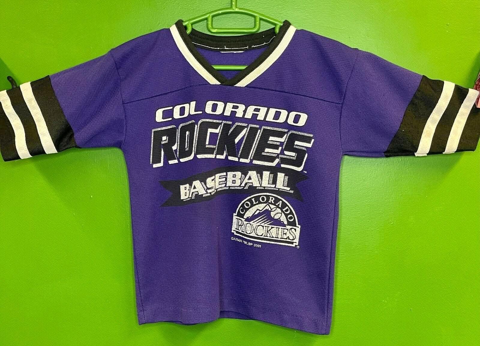 MLB Colorado Rockies Jersey-Style Pullover Top Toddler 4T