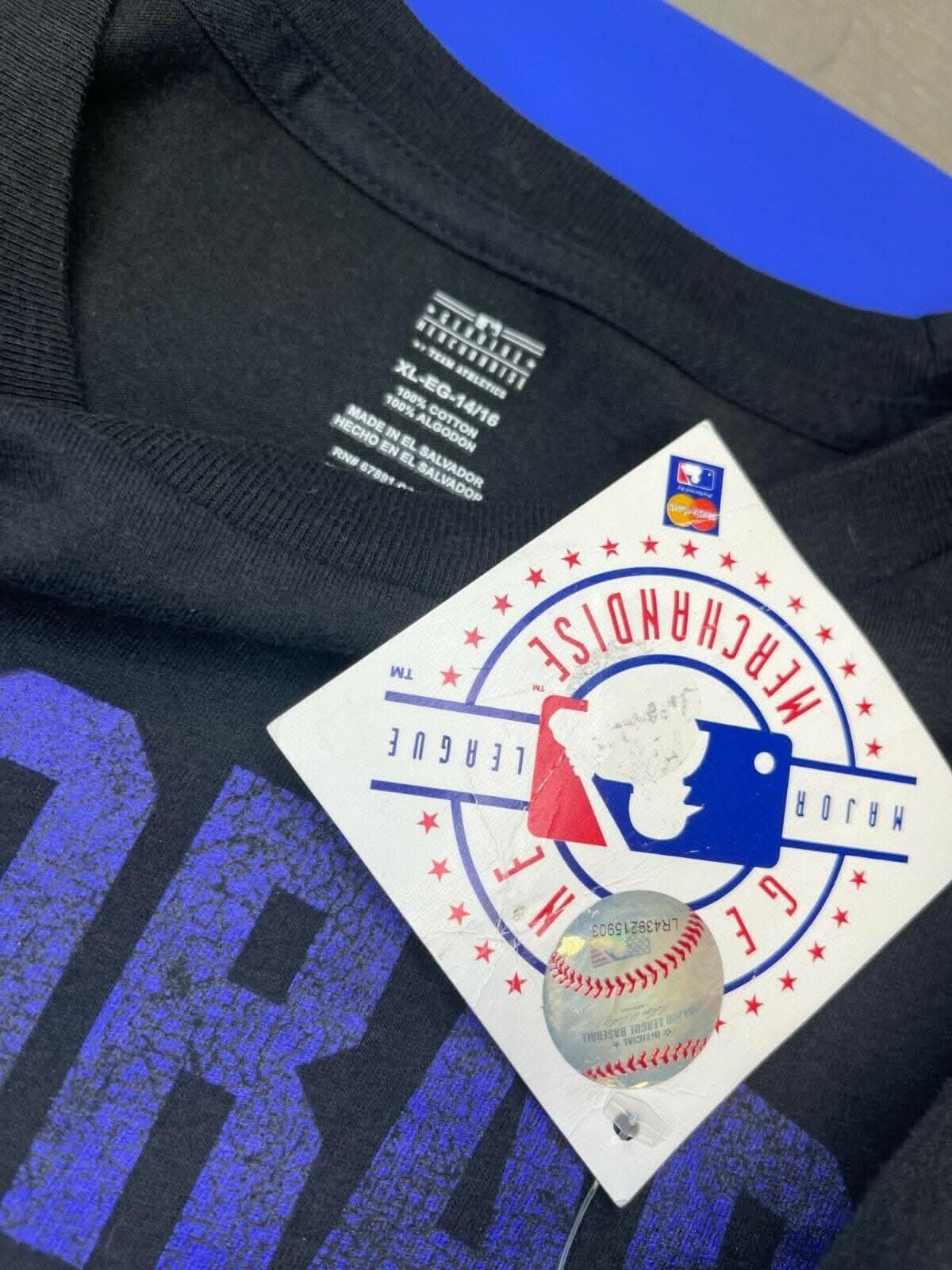 MLB Colorado Rockies Black 100% Cotton T-Shirt Youth X-Large 14-16 NWT