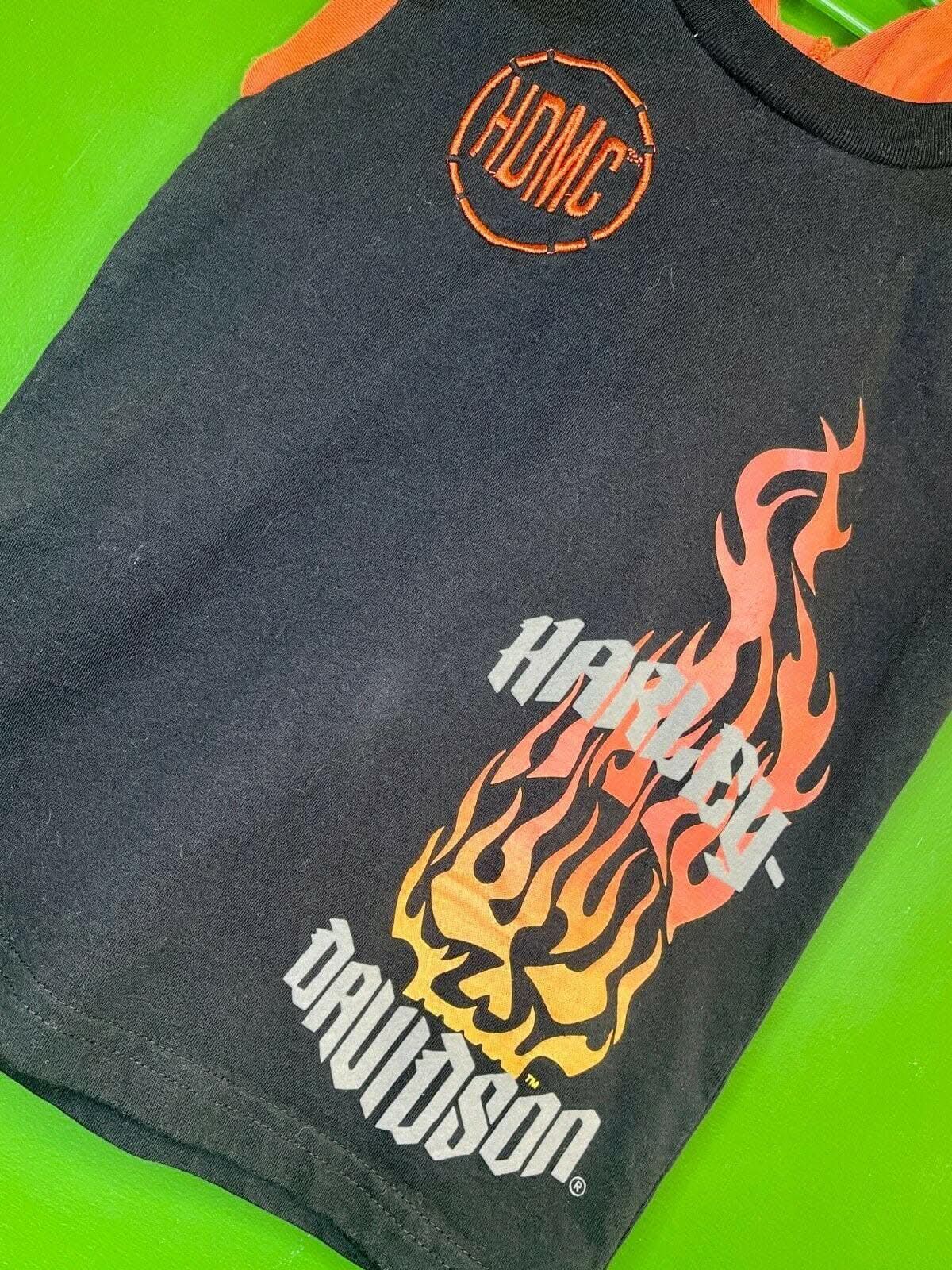 Harley Davidson Sleeveless Hooded T-Shirt Youth X-Small 4