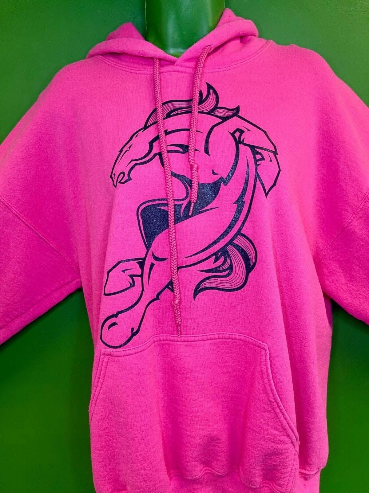 NFL Denver Broncos Gildan Pink Alt Logo Hoodie Unisex Large