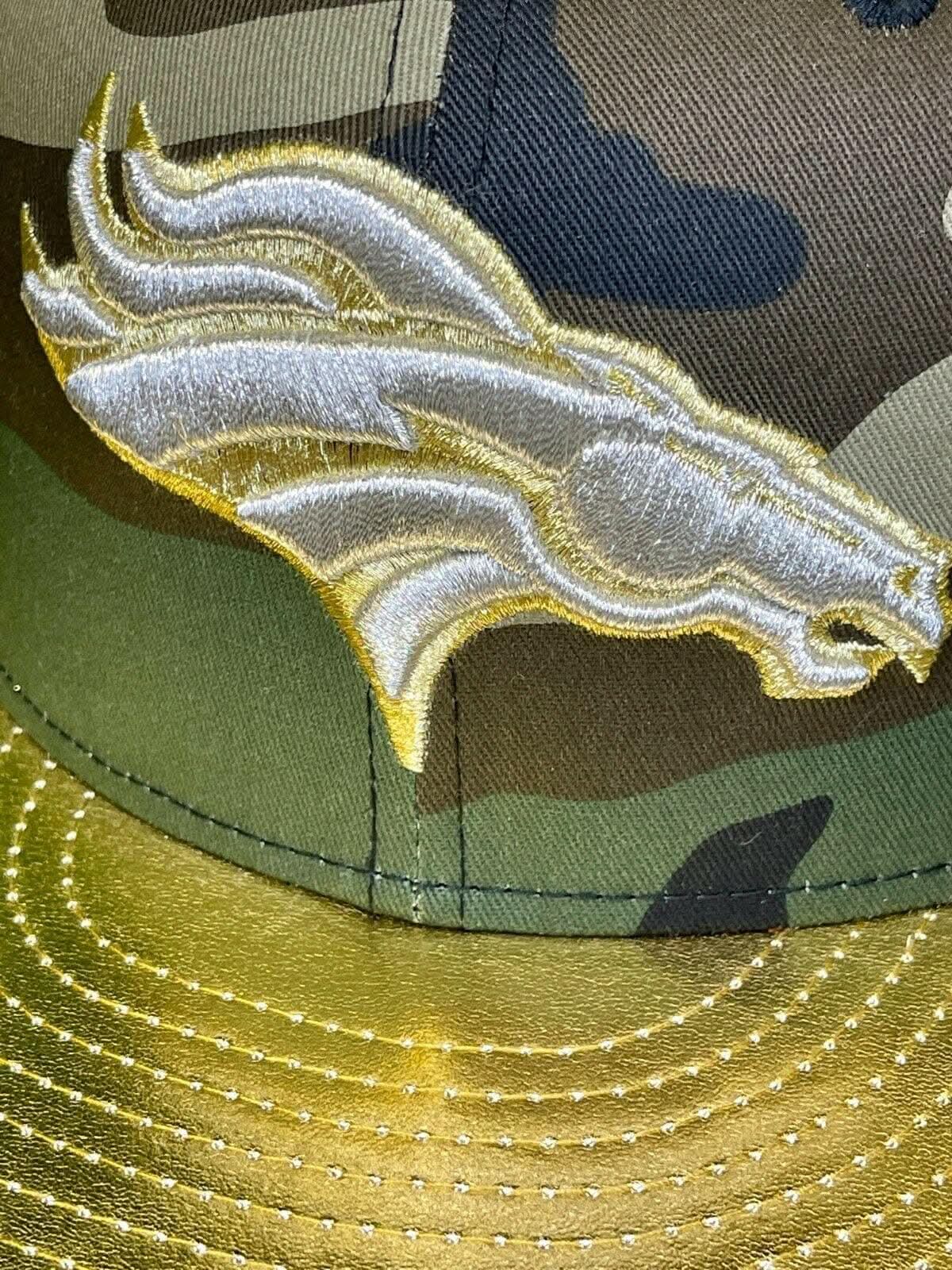 NFL Denver Broncos New Era 9FIFTY Snapback Camo Gold Hat/Cap NWT