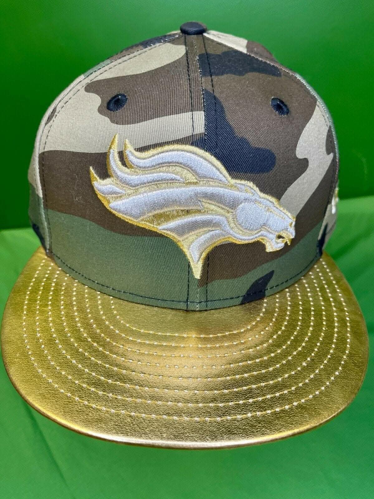 NFL Denver Broncos New Era 9FIFTY Snapback Camo Gold Hat/Cap NWT