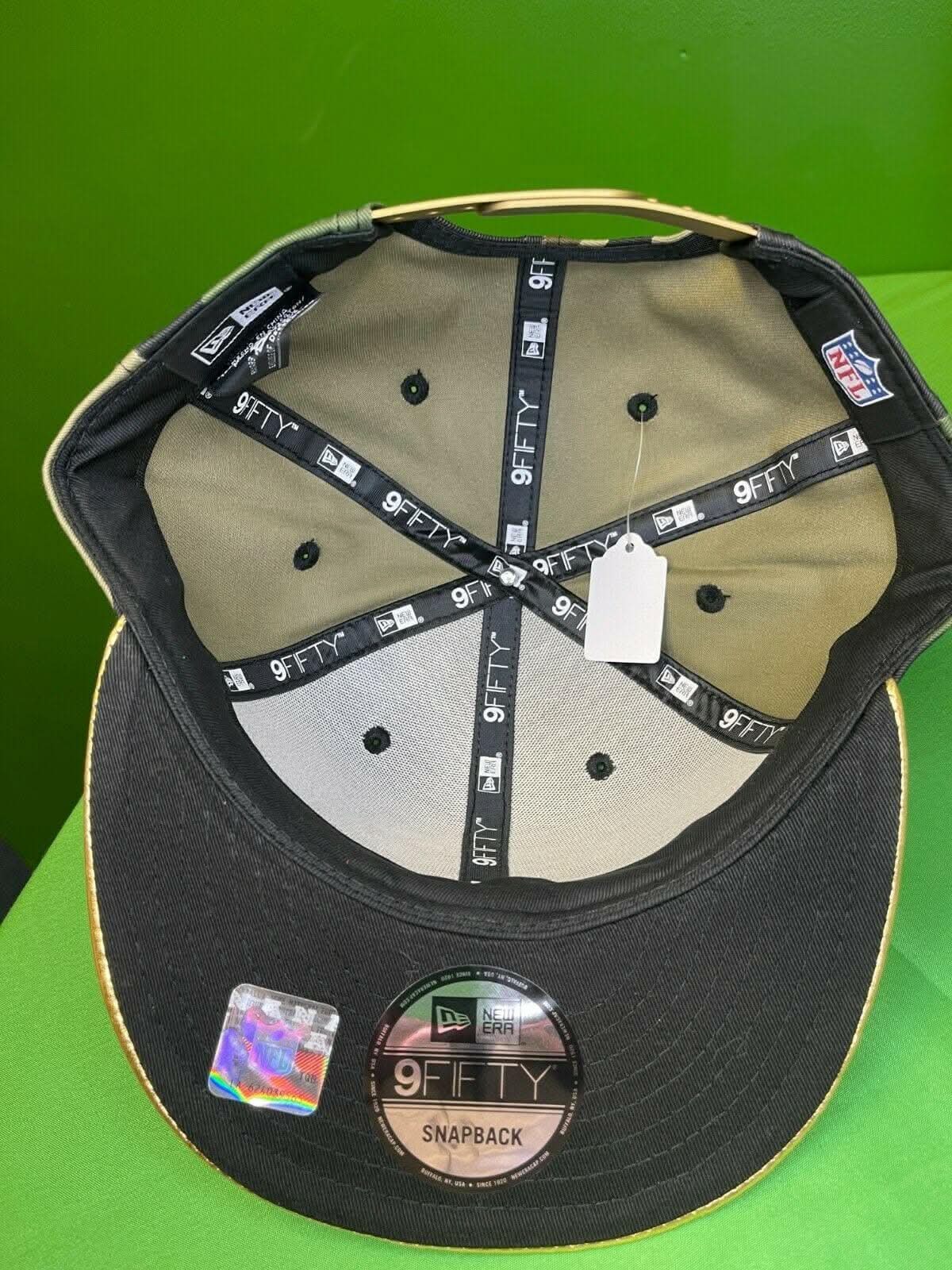 NFL Denver Broncos New Era 9FIFTY Snapback Camo Gold Hat/Cap NWT
