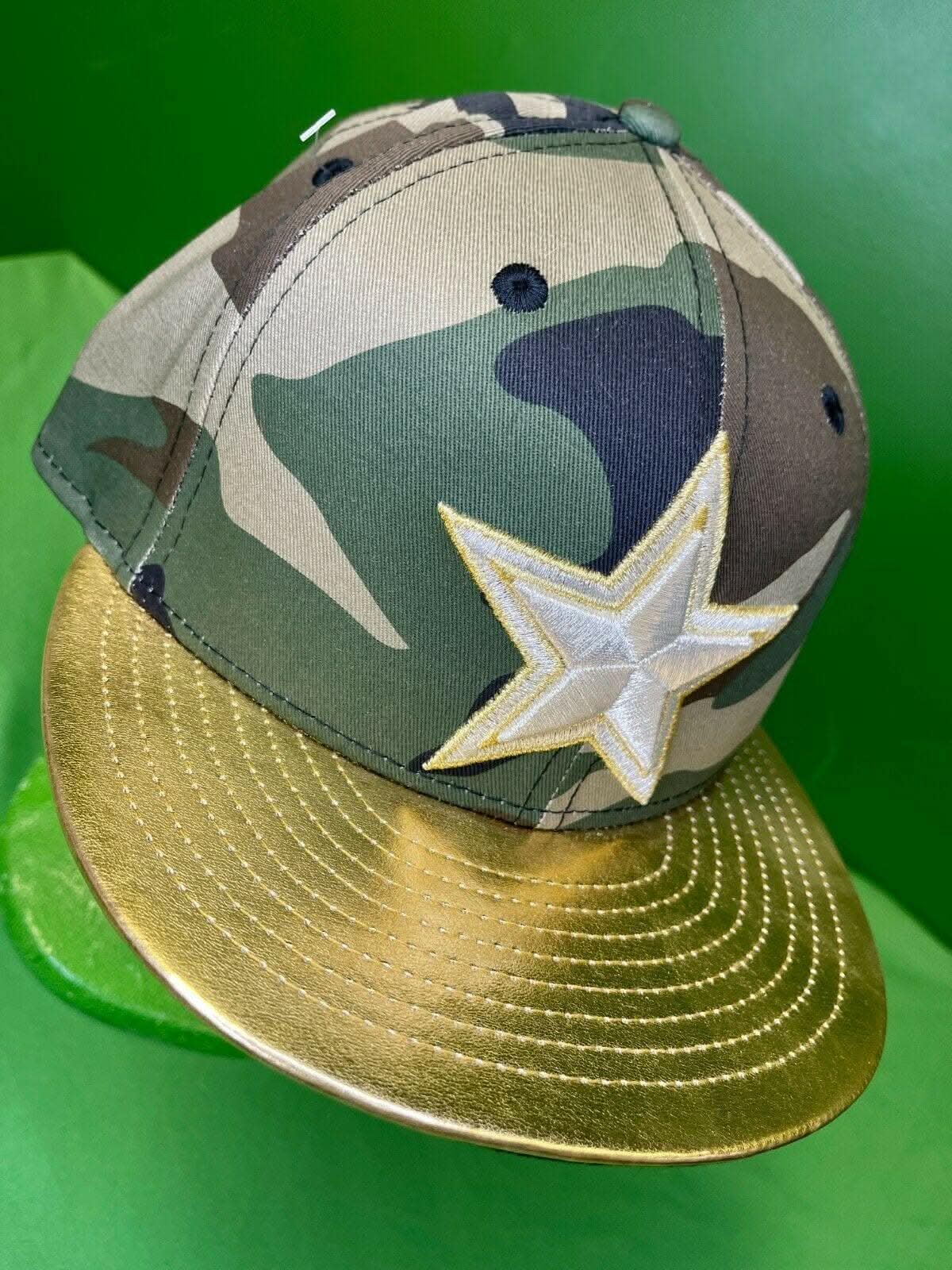 NFL Dallas Cowboys New Era 9FIFTY Snapback Camo Gold NWT