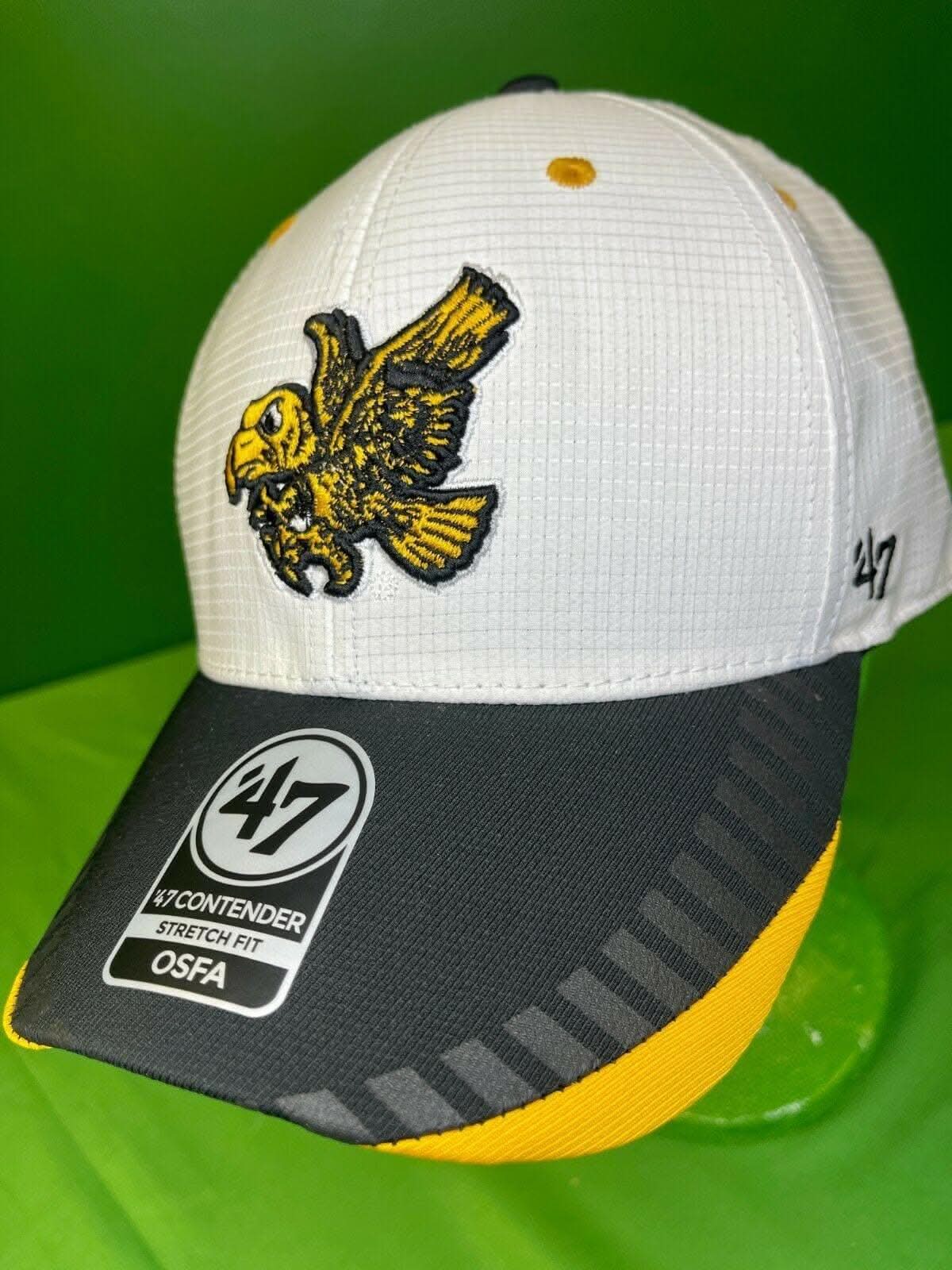 NCAA Iowa Hawkeyes '47 Fitted Contender Stretch Cap/HatNWT OSFA