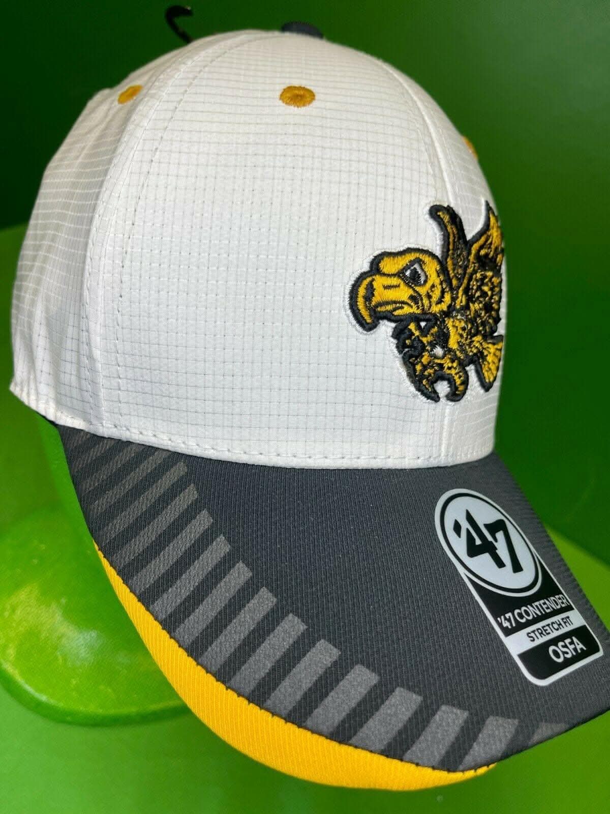 NCAA Iowa Hawkeyes '47 Fitted Contender Stretch Cap/HatNWT OSFA