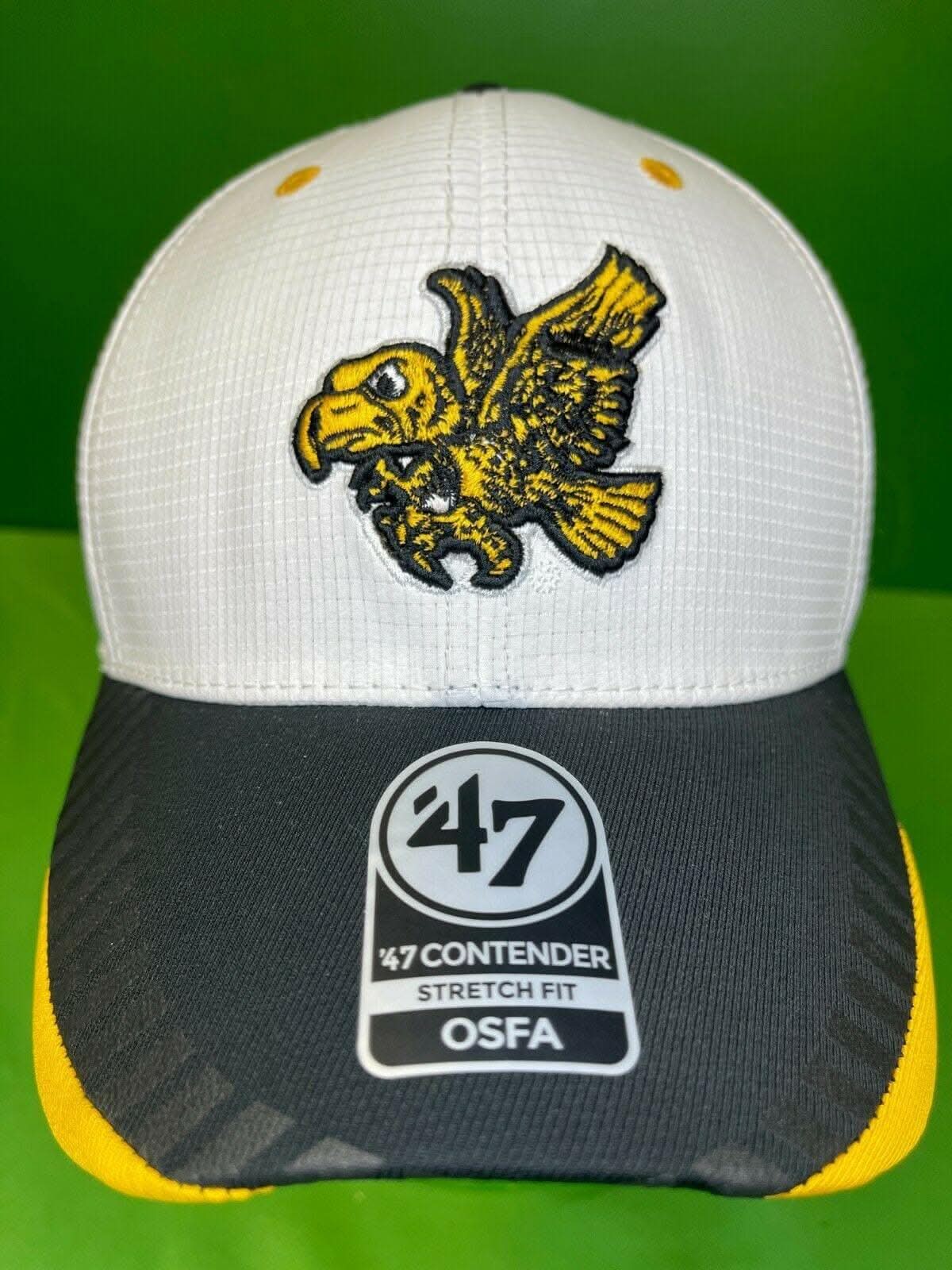 NCAA Iowa Hawkeyes '47 Fitted Contender Stretch Cap/HatNWT OSFA