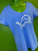 NFL Detroit Lions Majestic V-Neck T-Shirt Women's Large