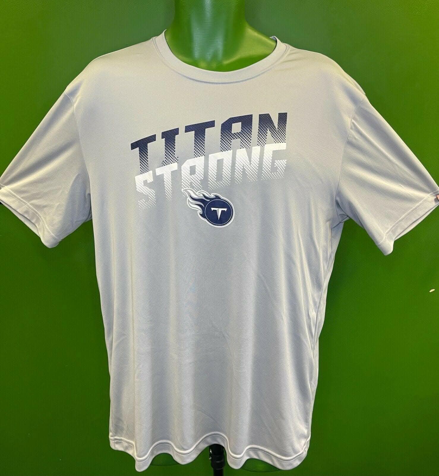 NFL Tennessee Titans "Titan Strong" Wicking T-Shirt Men's Large