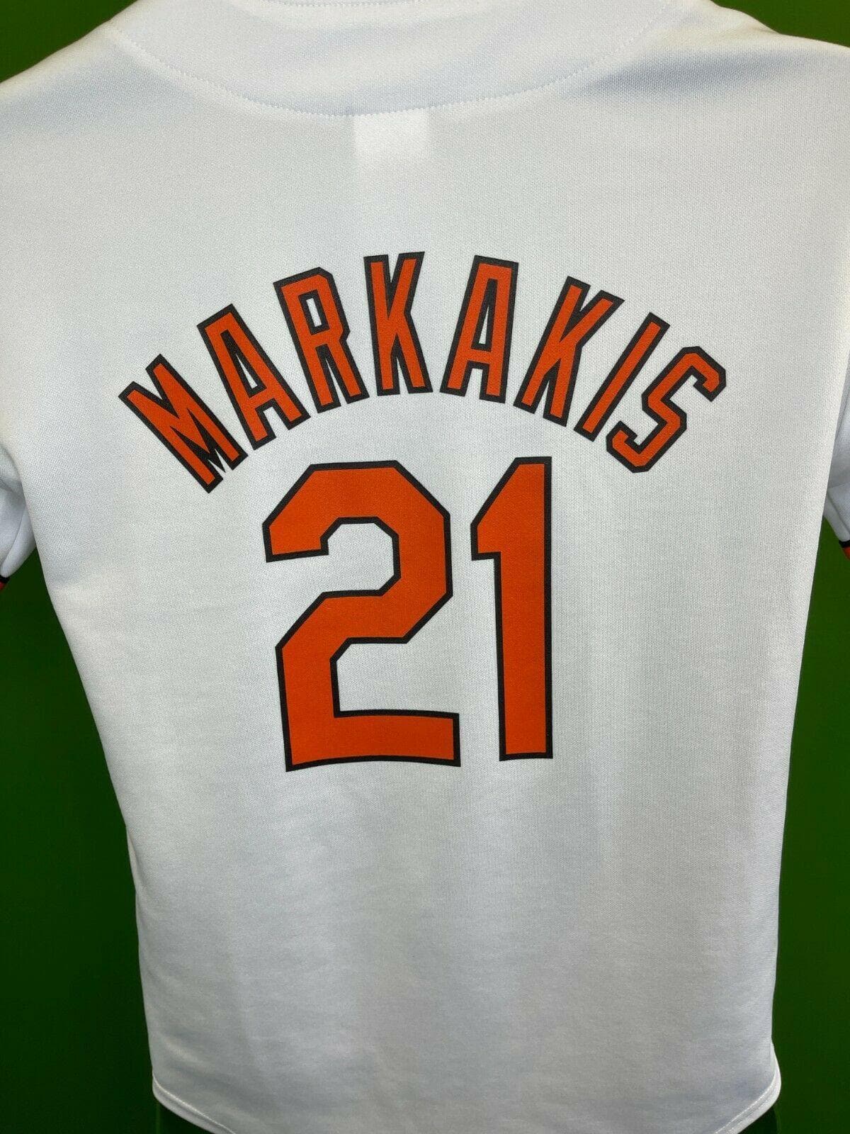 MLB Baltimore Orioles Nick Markakis #21 Majestic Jersey Youth Medium 10-12