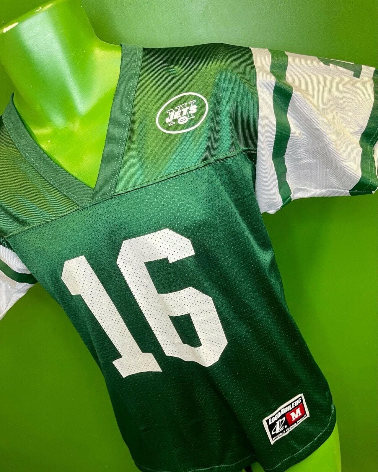 NFL New York Jets Testaverde #16 Vintage Logo Athletic Jersey Youth Medium 10-12