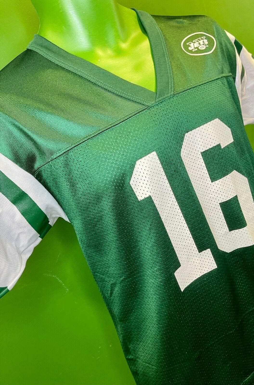 NFL New York Jets Testaverde #16 Vintage Logo Athletic Jersey Youth Medium 10-12