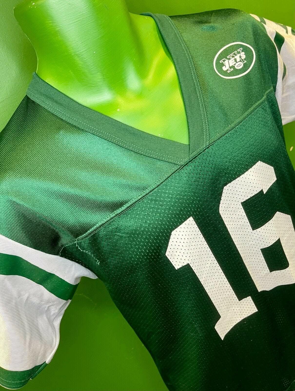 NFL New York Jets Testaverde #16 Vintage Logo Athletic Jersey Youth Medium 10-12