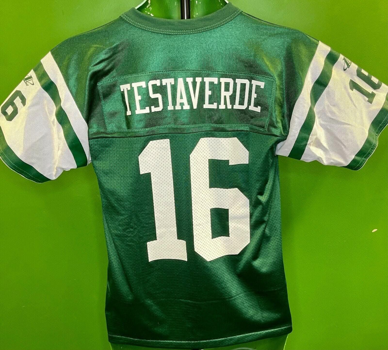 NFL New York Jets Testaverde #16 Vintage Logo Athletic Jersey Youth Medium 10-12