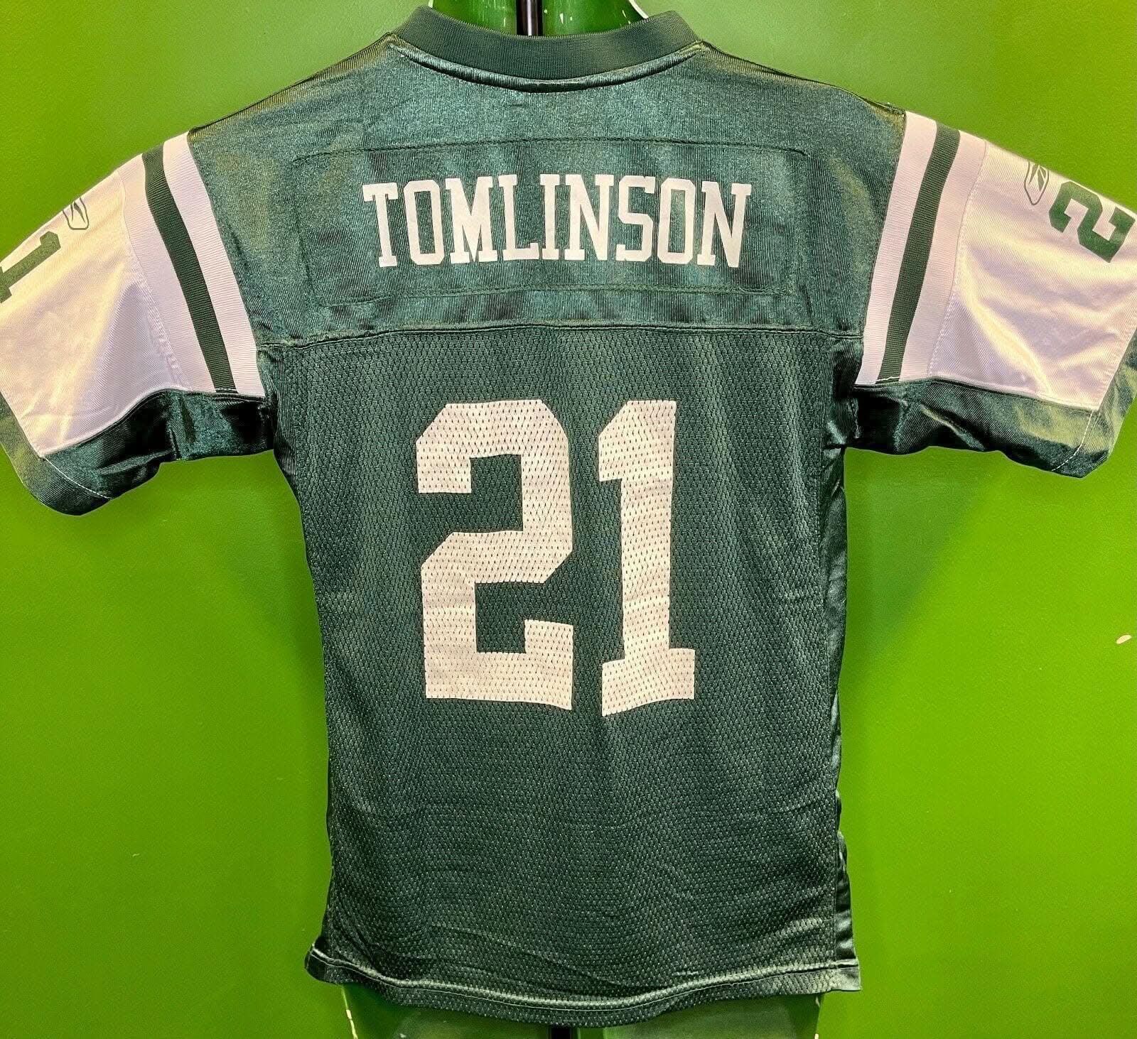 NFL New York Jets Ladainian Tomlinson #21 Reebok Jersey Youth Medium 10-12