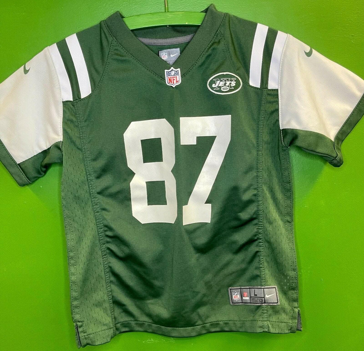 NFL New York Jets Eric Decker #87 Game Jersey Kids' Large 7